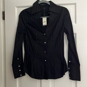Express black dress shirt